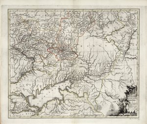 亚速省的总图，1782年。 作者 伊万·伊万诺维奇·伊尔涅涅夫