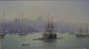 金角湾，1895年 作者 伊万·康斯坦丁诺维奇·艾瓦佐夫斯基