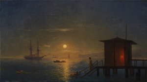 帝国浴室，1848年 作者 伊万·康斯坦丁诺维奇·艾瓦佐夫斯基