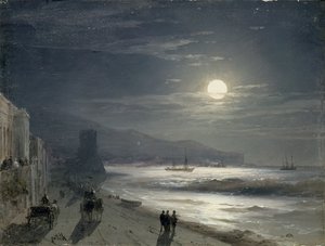 月亮之夜，1885年