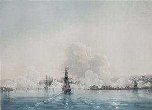 塞瓦斯托波尔。君士坦丁堡。尼古拉斯堡，1850年代 作者 伊万·康斯坦丁诺维奇·艾瓦佐夫斯基