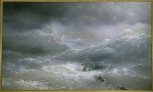 浪潮 par 艾瓦佐夫斯基，伊万-康斯坦丁诺维奇（1817-1900 年） 作者 伊万·康斯坦丁诺维奇·艾瓦佐夫斯基