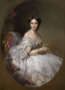 阿纳斯塔西娅·乌沙科娃（Anastasia Ushakova）肖像，内伊·科尼（NéeKoni），1824-1902年