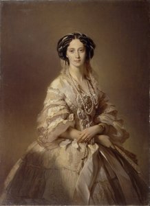玛丽亚·亚历山德罗夫娜（Maria Alexandrovna）1824-1880年的肖像，俄罗斯皇后
