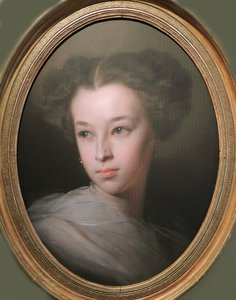 Natalia Alexandrovna Pushkina，梅伦贝格伯爵夫人的肖像1836-1913，诗人的女儿，1849年