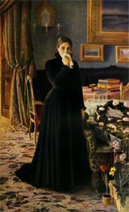 伤心欲绝的悲伤，1884年，1965年。 作者 伊万·克拉姆斯科伊（Ivan Kramskoy）