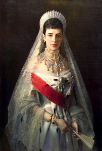 丹麦达格玛公主玛丽亚·费奥多罗夫娜女皇的肖像，1847-1928年