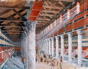 浴场大殿，Wroxeter罗马城，约1-3世纪，1990-2010年 作者 伊万·拉普