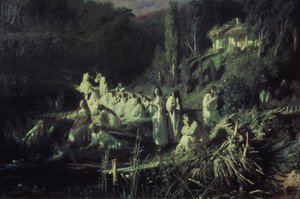 美人鱼，1871年 作者 伊万·尼古拉耶维奇·克拉姆斯科伊