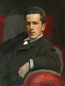 艺术家儿子阿纳托利·克拉姆斯科伊的画像，1882年
