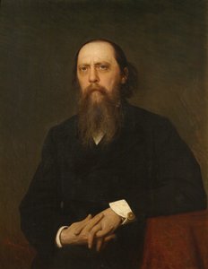 作者肖像Mikhail Saltykov-Shchedrin 1826-1889，1879年