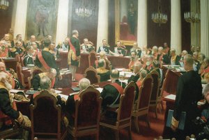 1903年5月7日在俄罗斯帝国国务院举行的开幕式上