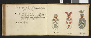 插图来自国家图书馆的私人档案，标题为Iver Nielssøn Hirtzholm的Insignia quædam virorum illustrium in Norvegia quodam habitantium。 作者 艾弗·赫茨霍尔姆