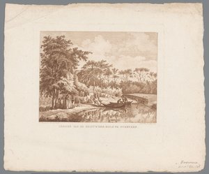 公司位于 Overveen 的 Brouwerskolk 河畔 奥维恩 (Overveen) 的 Brouwers-Kolk 景观（物品上的标题）