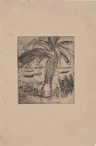 海边的棕榈树 作者 是的 杰里考