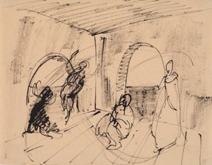 画作 "Hæcuba "的草稿