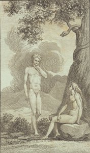 埃瓦尔德的《亚当和夏娃》插图。四 作者 JF克莱门斯