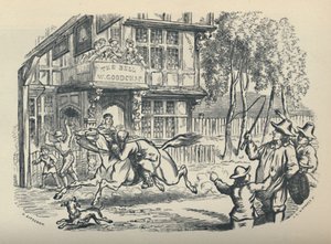约翰-吉尔平通过钟声，埃德蒙顿》，约1950年。 作者 JG温珀