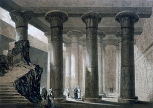 埃及埃斯奈的寺庙》，19世纪 作者 JH艾伦