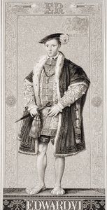爱德华六世（1537-53）来自“英国和苏格兰历史插图”第一卷