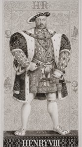 亨利八世（1491-1547）来自“英国和苏格兰历史插图”第一卷