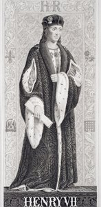 亨利七世（1457-1509）来自“英国和苏格兰历史插图”第一卷
