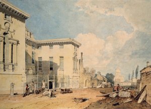 伍斯特学院的风景，1803-1804年 作者 约瑟夫·马洛德·威廉·特纳