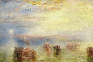 靠近威尼斯，1844年。 作者 约瑟夫·马洛德·威廉·特纳