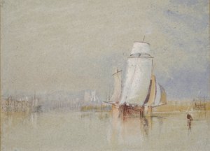 卢瓦尔河上的平静，1832年 作者 约瑟夫·马洛德·威廉·特纳