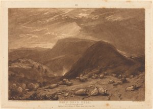 后头山，1811年出版。 作者 约瑟夫·马洛德·威廉·特纳