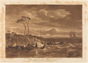 因弗拉里城堡和城镇，1816年。 作者 约瑟夫·马洛德·威廉·特纳