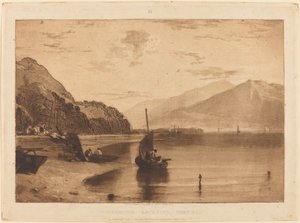 因弗拉里码头，1811年出版。 作者 约瑟夫·马洛德·威廉·特纳