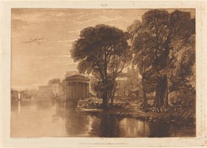 Isleworth，1819年出版。 作者 约瑟夫·马洛德·威廉·特纳