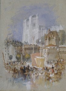 南特，1826-1830 作者 约瑟夫·马洛德·威廉·特纳