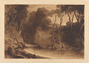 靠近布莱尔-阿瑟尔，1811年出版。 作者 约瑟夫·马洛德·威廉·特纳