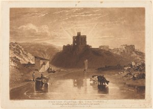 诺哈姆城堡，1816年出版。 作者 约瑟夫·马洛德·威廉·特纳