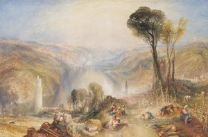 上韦瑟尔，1840年。 作者 约瑟夫·马洛德·威廉·特纳