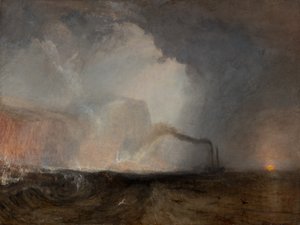 斯塔法，芬格尔洞，1831至1832年。 作者 约瑟夫·马洛德·威廉·特纳