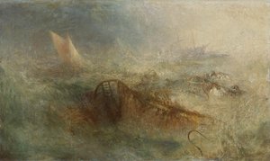 暴风雨"，1840-45 作者 约瑟夫·马洛德·威廉·特纳