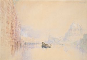 威尼斯：大运河，1840年 作者 约瑟夫·马洛德·威廉·特纳