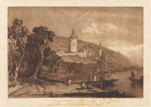 Ville de Thun，1816年出版。 作者 约瑟夫·马洛德·威廉·特纳