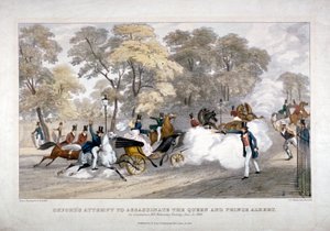 1840年，伦敦威斯敏斯特宪法山，针对维多利亚女王的刺杀企图 作者 JR 工作区