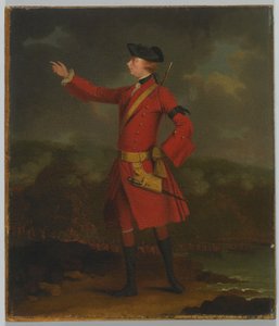 沃尔夫将军的肖像（1727-59） 作者 JSC沙克