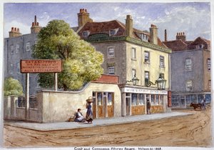 伦敦Marylebone路的Old Goat and Compasses旅馆，1868年
