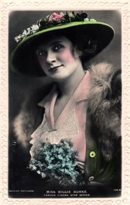 Billie Burke 1886-1970，美国女演员，二十世纪初。