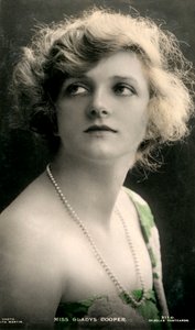 Gladys Cooper 1888-1971，英国女演员，二十世纪初。