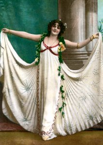玛丽·斯图霍尔姆（Marie Studholme）1875-1930，英国女演员，二十世纪初。 作者 J.Beagles and Co.