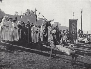 威尔士语Eisteddfod，开启了Gorsedd
