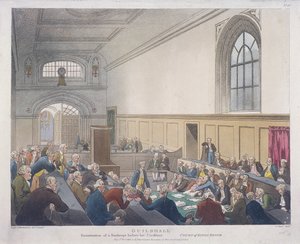 伦敦市政厅的国王法庭，1808年