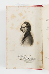 Engraving of Charles Dickens in A New Spirit of the Age 1844 (engraving)